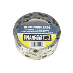 Everbuild 2ALUM50 Aluminium Tape 50mm x 45m EVB2ALUM50