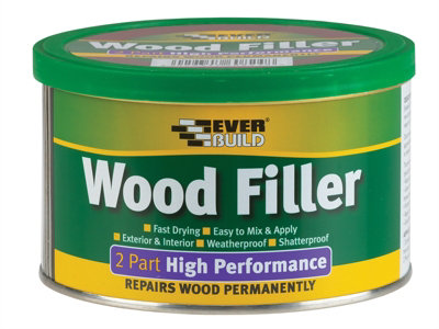 Everbuild 2POAK05 2-Part High-Performance Wood Filler Oak 500g EVBHPWFO500