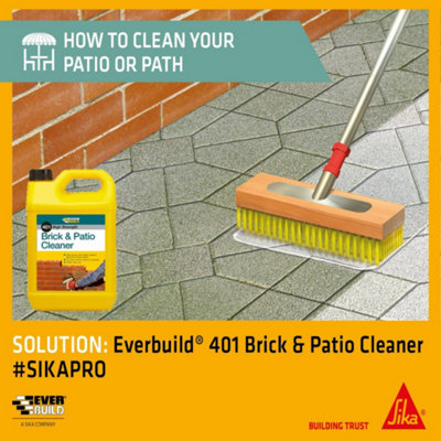 Everbuild 401 Brick and Patio Cleaner, 5 Ltr