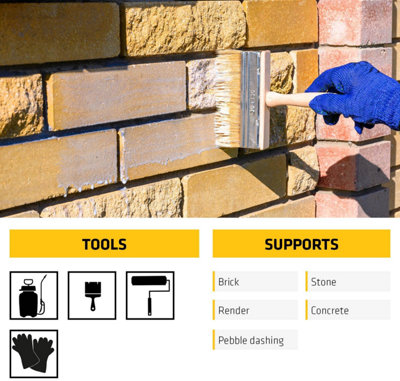 Everbuild 402 Water Seal 25L - Solvent-Free Waterproofer for Brick ...