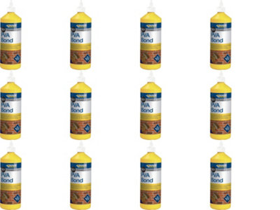 Everbuild 501 Universal PVA Bond, 500 ml (Pack of 12)