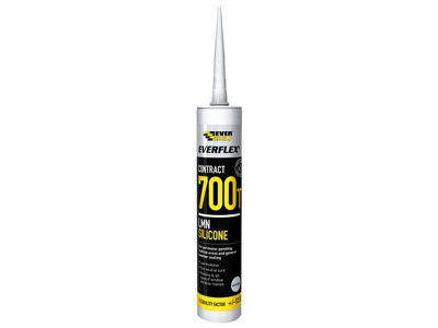 Everbuild 700TBK Everflex 700T LMN Silicone Black 300ml EVB700TBK