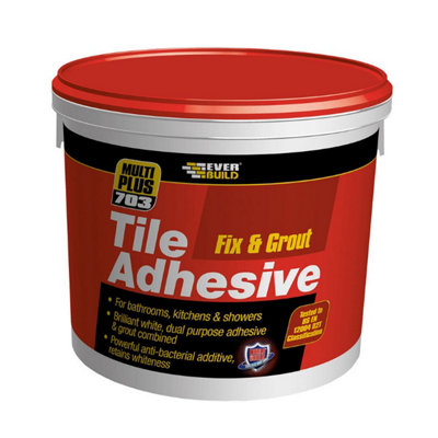 Buy Everbuild 703 Fix and Grout Tile Adhesive Grout Mould Resistant