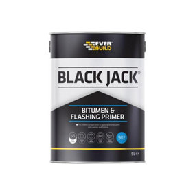 Everbuild 90205 Black Jack 902 Bitumen & Flashing Primer 5 litre EVB90205