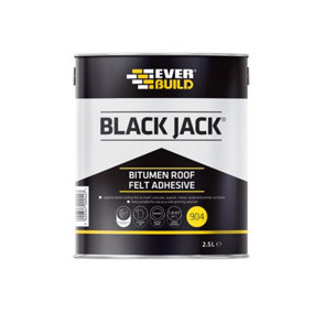 Everbuild 90402 Black Jack 904 Bitumen Roof Felt Adhesive 2.5 litre EVB90402