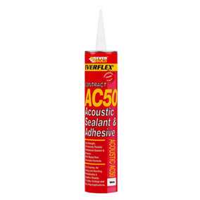 Everbuild AC50 Acoustic Sealant and Adhesive C4 Size Cartridge