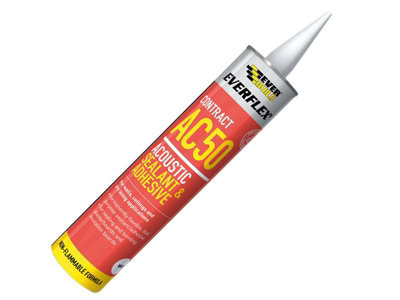 Everbuild AC50900 Everflex AC50 Acoustic Sealant & Adhesive 900ml EVBAC50900