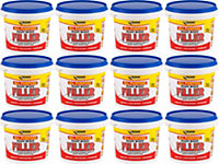 Everbuild All Purpose Ready Mixed Filler, White, 1 kg (Pack of 12)