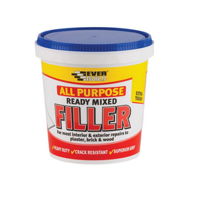 Everbuild All Purpose Ready Mixed Filler, White, 1 kg