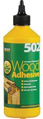 Everbuild 502 All Purpose Weatherproof Wood Adhesive – Suitable For