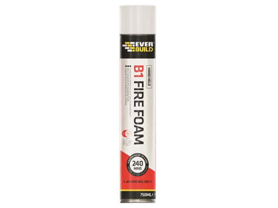 Everbuild B1 Hand Held Expanding Fire Rated Foam, Pink, 750 Ml | DIY At B&Q