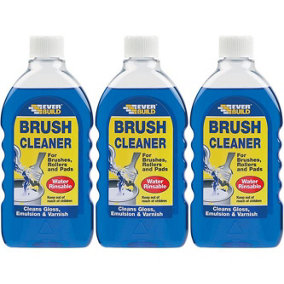 Everbuild Brush Cleaner, 500 ml (Pack of 3)