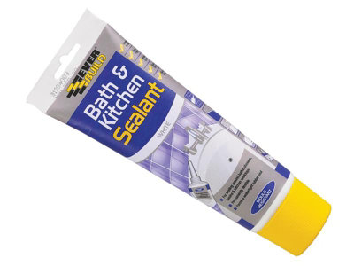 Everbuild EASIBATH Bath & Kitchen Seal White Easi Squeeze 200ml EVBEASIBATHW