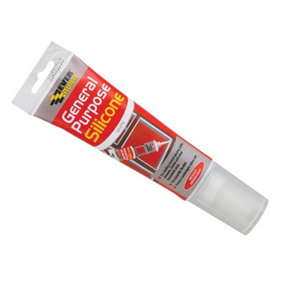 Everbuild EASIGPCL General Purpose Easi Squeeze Silicone Sealant Clear 80ml EVBGPSESQCL