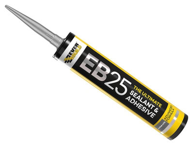 Everbuild EB25ANTH EB25 Hybrid Sealant Adhesive Anthracite 300ml EVBEB25ANTH