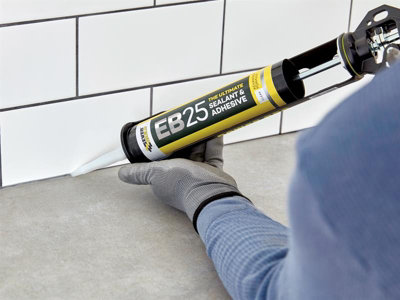 Everbuild EB25CL EB25 Hybrid Sealant Adhesive Clear 300ml EVBEB25CL