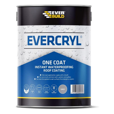 Produit De Réparation De Toiture Everbuild EVERCRYL® – Gris C3, Urgence Et étanchéité