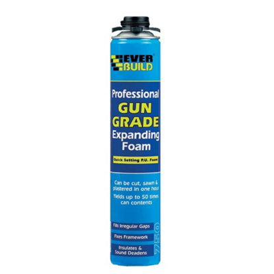 Everbuild EVGF7 Pro Gun Grade Expanding Foam 750ml EVBEVGF7