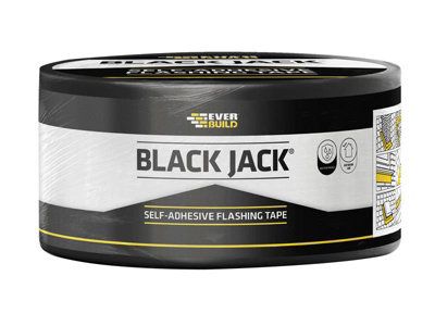 Everbuild FLAS150 Black Jack Flashing Tape, Trade 150mm x 10m EVBFLAS150
