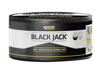 Everbuild FLAS225 Black Jack Flashing Tape, Trade 225mm x 10m EVBFLAS225