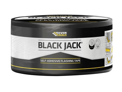 Everbuild FLAS300 Black Jack Flashing Tape, Trade 300mm x 10m EVBFLAS300