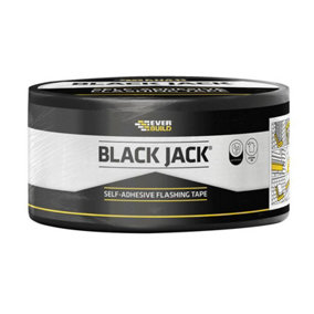 Everbuild FLAS450 Black Jack Flashing Tape Trade 450mm x 10m EVBFLAS450