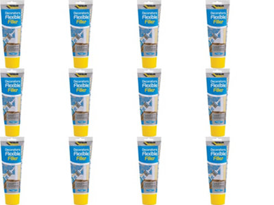 Everbuild Flexible Decorators Filler, White, 200 ml EASIFLEX(n) (Pack