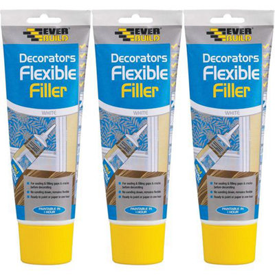 Everbuild EVBFLEXWH Flexible Füllmasse Für Dekorateure, Weiß