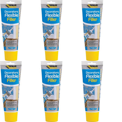 Everbuild Flexible Decorators Filler, White, 200 ml EASIFLEX(n) (Pack