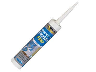 Everbuild Flexible Decorators Filler, White, 290 ml