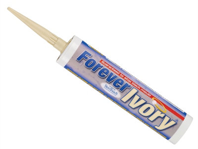 Everbuild FOREVERIV Forever Ivory Sealant 295ml EVBFOREVERIV