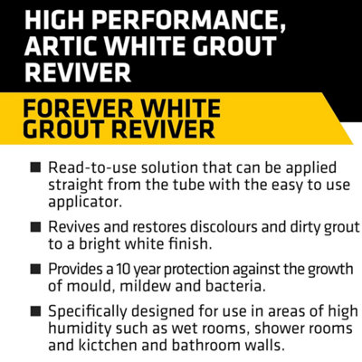 Everbuild FWREVIVE 200ml Forever Grout Reviver White - 4