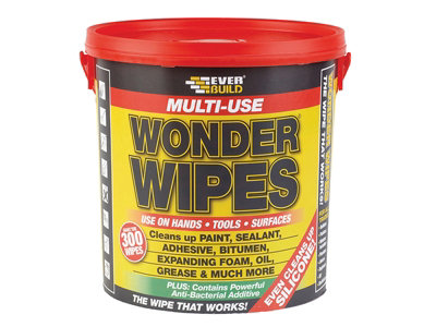 Everbuild GIANTWIPE Giant Wonder Wipes (Tub 300) EVBGIANTWIPE