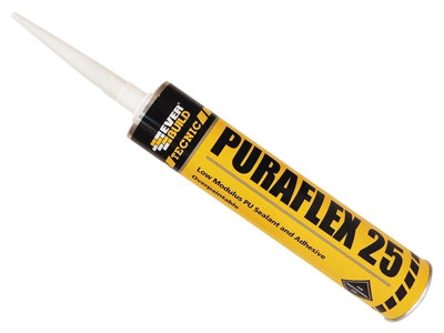 Everbuild INDPU25WE Industrial Puraflex 25 Sealant White 300ml EVBINDPU25WH