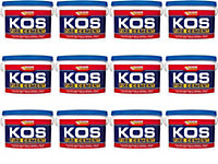 Everbuild KOS Fire Cement, Black, 500 g (Pack of 12)