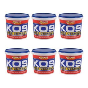 EVERBUILD KOS FIRE CEMENT buffPail cont. 500 gr (Pack of 6)