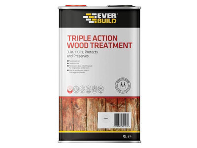 Everbuild LJUN01 Triple Action Wood Treatment 1 litre EVBLJUN01