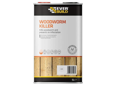 Everbuild LJWORM05 Woodworm Killer 5 litre EVBLJWORM05