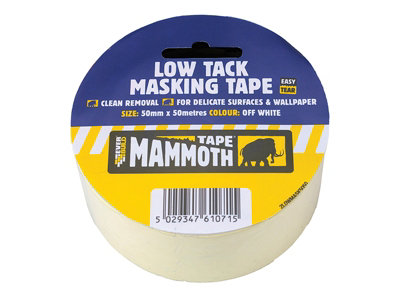 Everbuild Low Tack Masking Tape 50mm x 25m