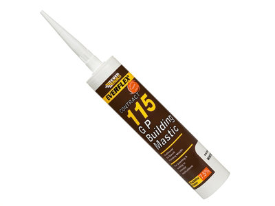 Everbuild MASNL Everflex 115 General Purpose Building Mastic Stone 285ml EVBMASST