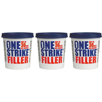 Everbuild One Strike Filler 250ml    ONE025(n) (Pack of 3)