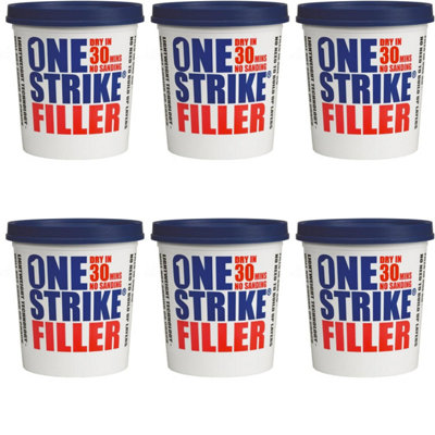 Everbuild One Strike Filler 250ml    ONE025(n) (Pack of 6)