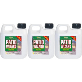 Everbuild Patio Wizard Concentrated 1 Litre (Pack of 3)