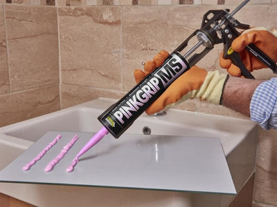 Everbuild PINKGMSC3 Pinkgrip MS 290ml EVBPINKGRPMS