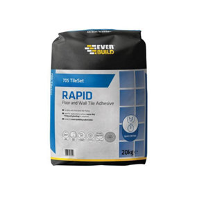 Everbuild RAPID20 705 Rapid Set Tile Mortar 20kg EVBRAPID20