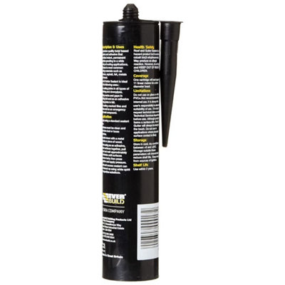 Everbuild ROOF Roof & Gutter Sealant Black 295ml EVBROOFBL - 3