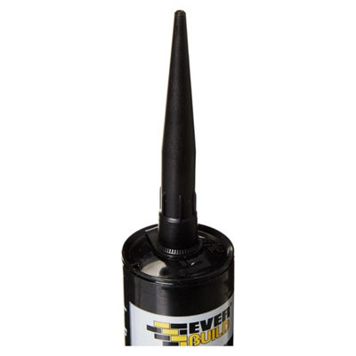 Everbuild ROOF Roof & Gutter Sealant Black 295ml EVBROOFBL - 4