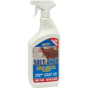 Everbuild Salt-Away Spray Removes Salt Stains Efflorescence Marks 1L SALT1