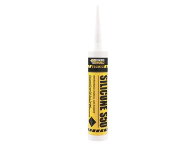 Everbuild Sika 486431 Tecnic Silicone S50 Translucent 310ml EVBS50TR