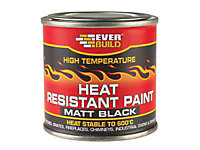 Everbuild Sika 486783 Heat Resistant Paint 125ml EVBHEATPNT1